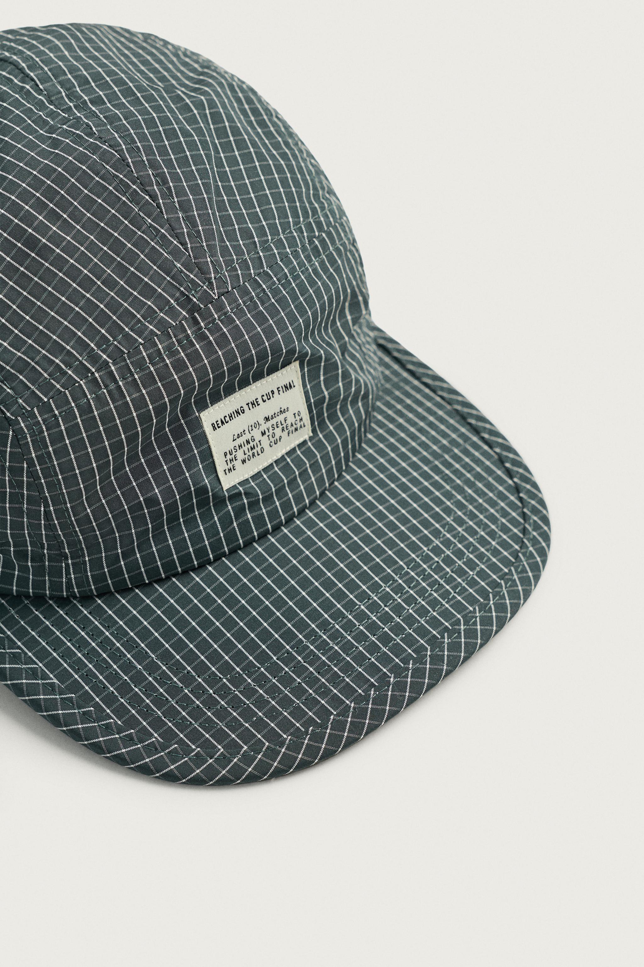 CASQUETTE À VISIÈRE PLATE À CARREAUX